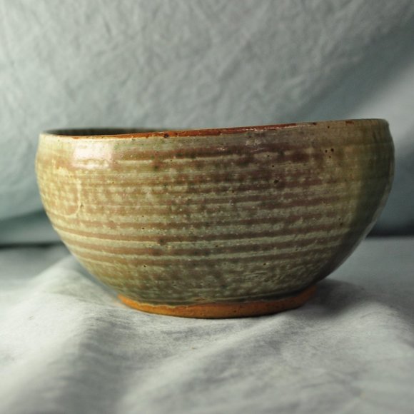 26 oz green 2018 empty bowls project artisan clay bowl (w1339) - Picture 5 of 9